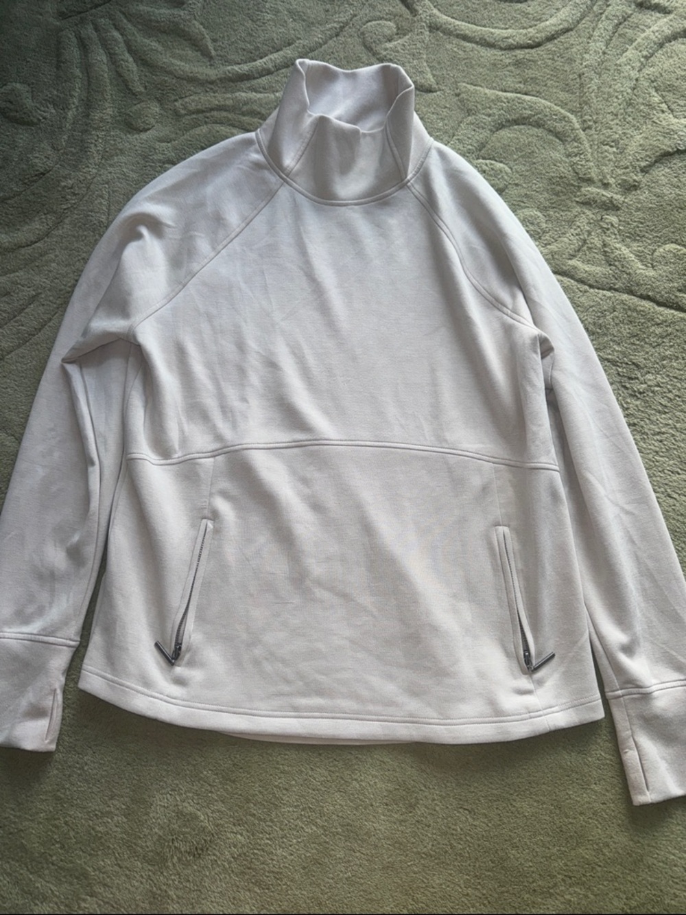 Cable & Gauge Cream Neutral Soft Comfy Turtleneck Pullover Sweater